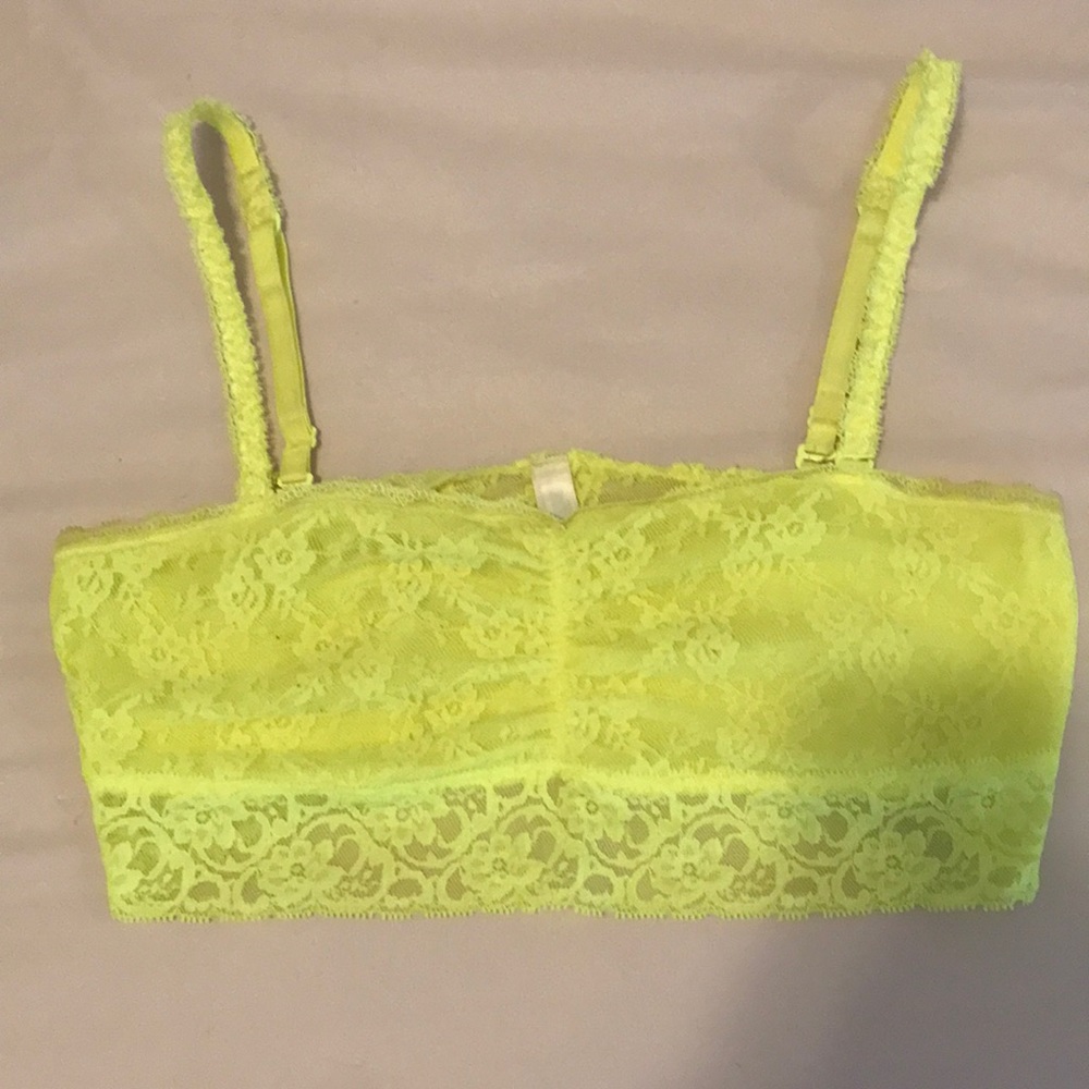 Neon yellow bralette